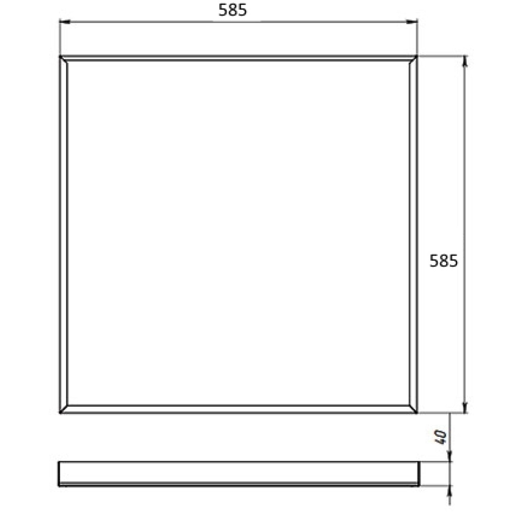 LED светильник SVT-ARM-G-588x588x40-31W-PR